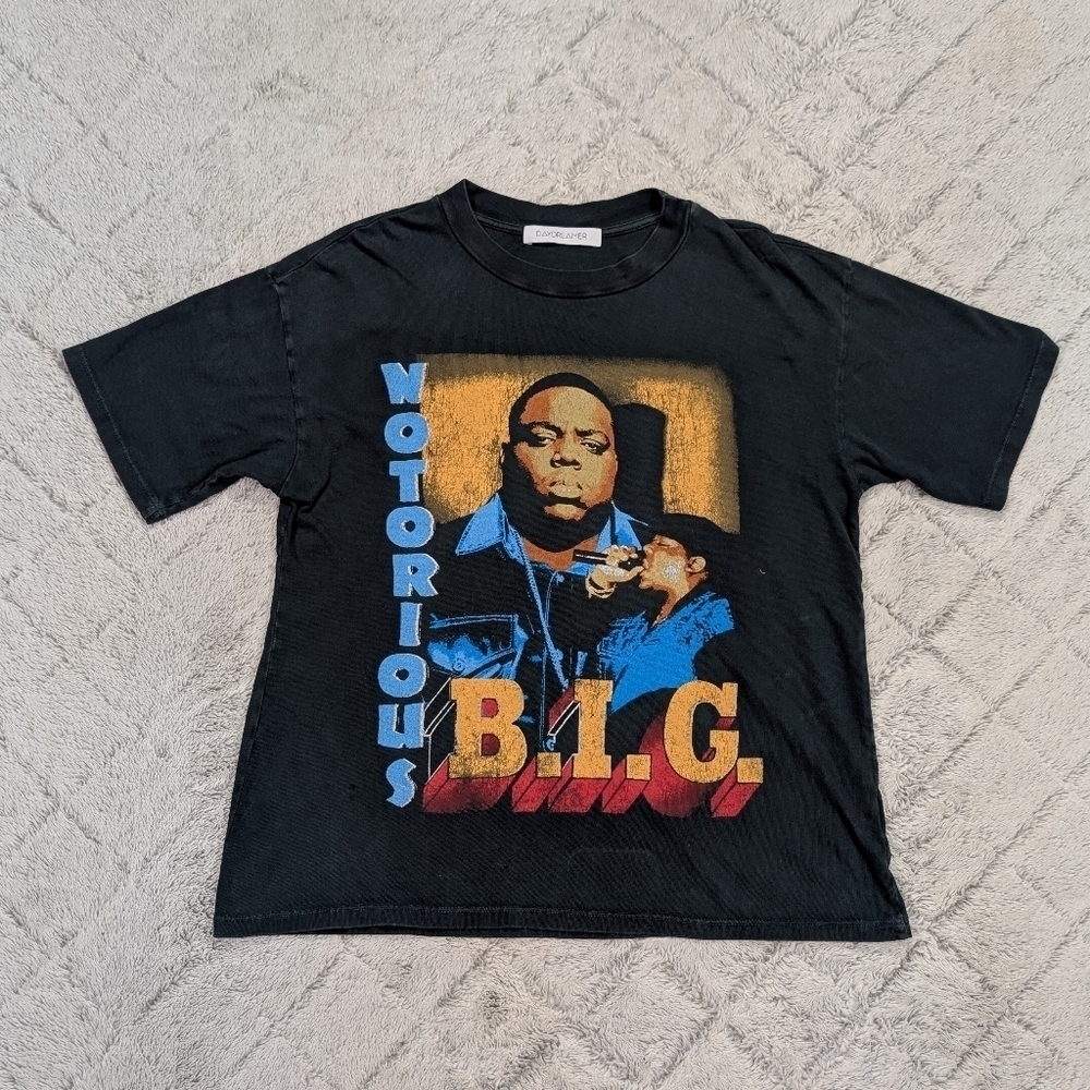 Daydreamer Shirt Womens XS Black Notorious B.I.G. Vintage Weekend Tee